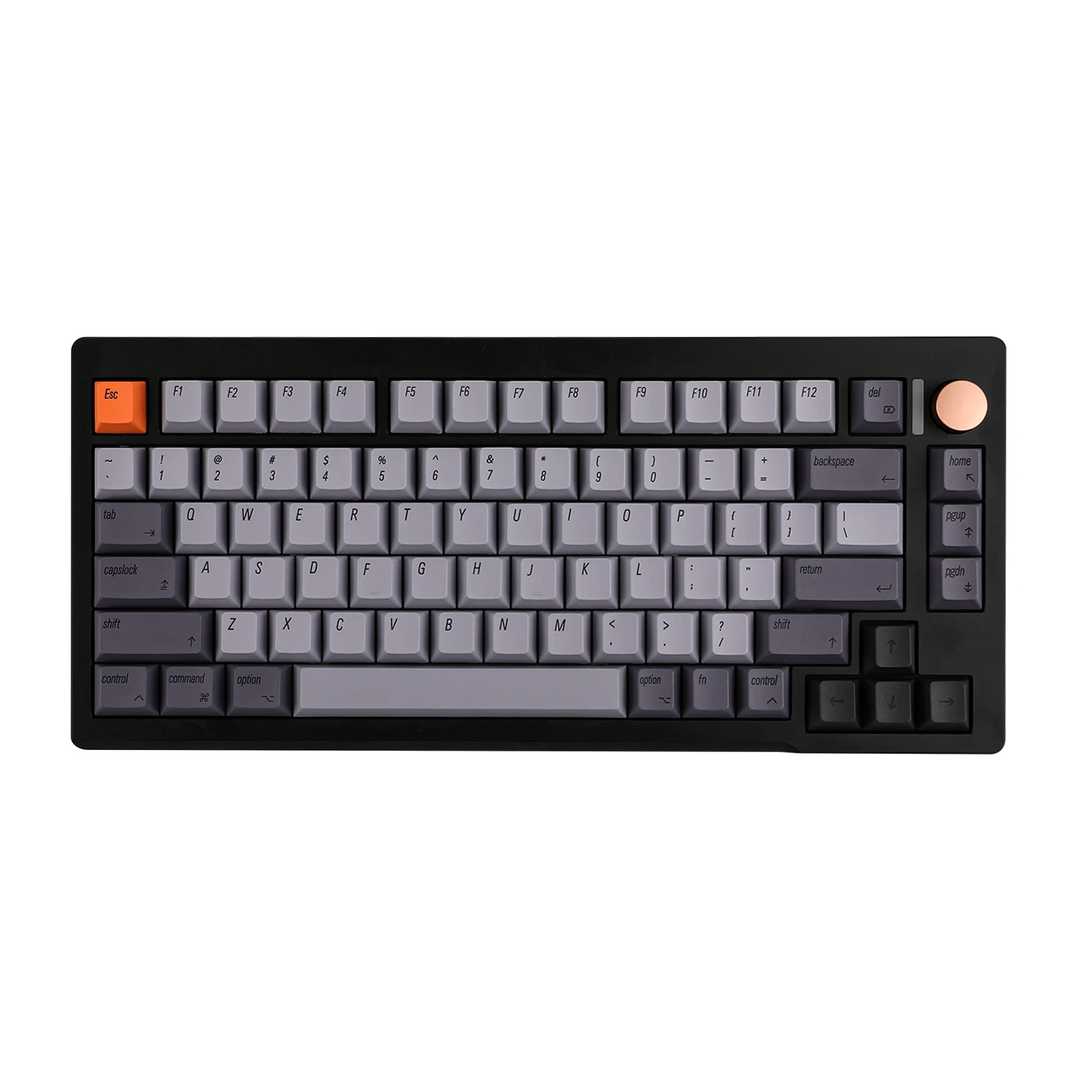 CIDOO C75 75% USB-C Wired Gasket Structure Hot-swappable Aluminum Mechanical Keyboard Pre-lubed South-facing RGB LED for Win/Mac