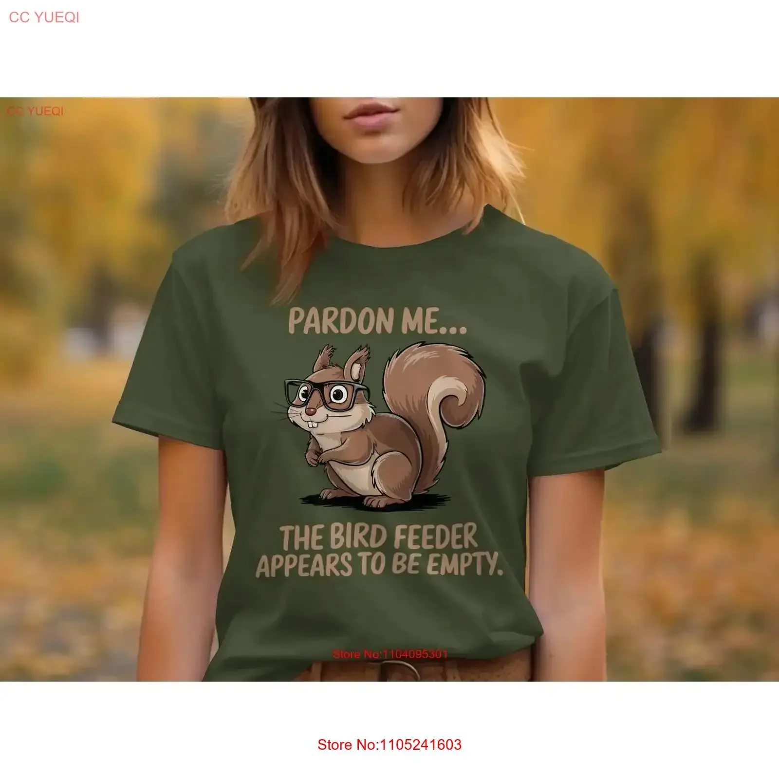 FUNNY SQUIRREL SHIRT for Her Him Pardon Me Bird Feeder Empty T Cute Animal Novelty Lover vintage Washed graphic