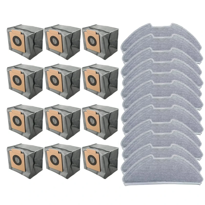 

Mop Pads Dust Bags Spare Parts Replacement Accessories Plastic For Eufy X8 Pro Robot Vacuum,A