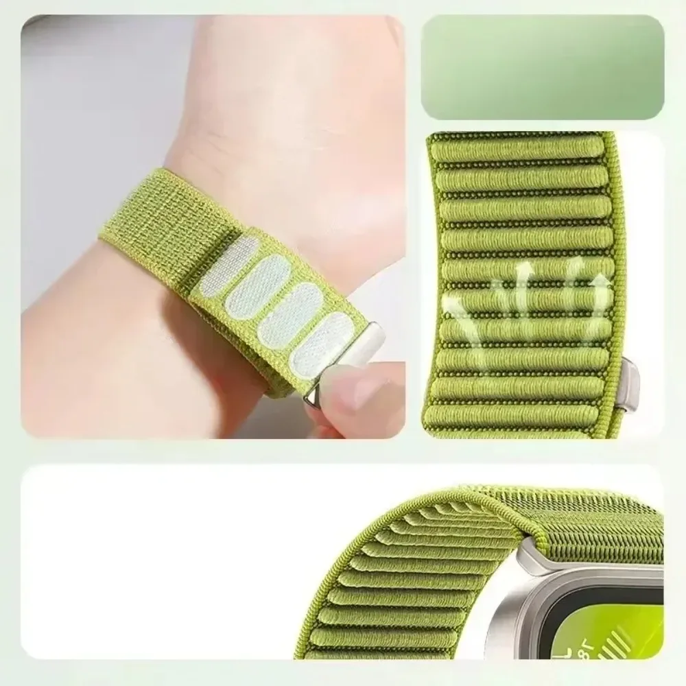 Esportes náilon trançado loop cinta para xiaomi mi banda 9 pro 8 pro cabeça de metal respirável pulseira correa redmi relógio 6 5 4 correa