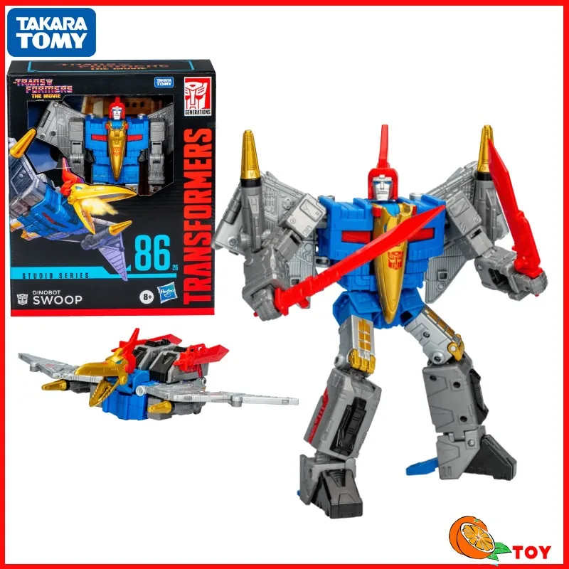 

In Stock Takara Tomy Transformers Toy Studio Series 86 The Movie Leader Class 86-26 Dinobot Swoop Action Figures Classic Gifts