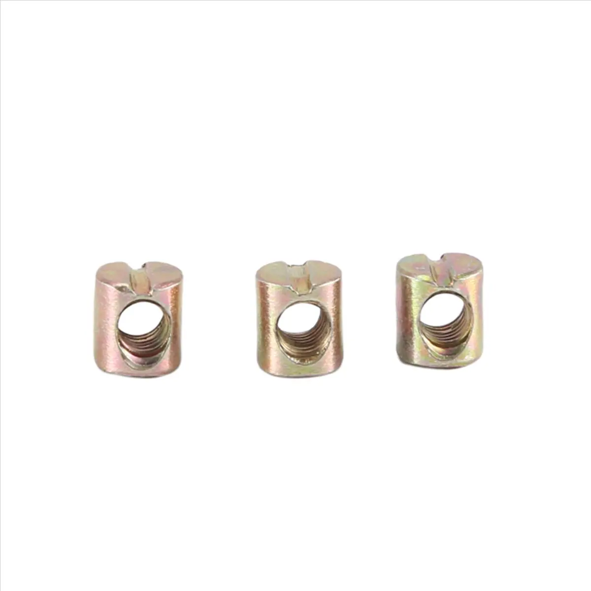 A20I 10pcs M6 Bolts Dowel Slotted Furniture Nut for Beds Crib Chairs