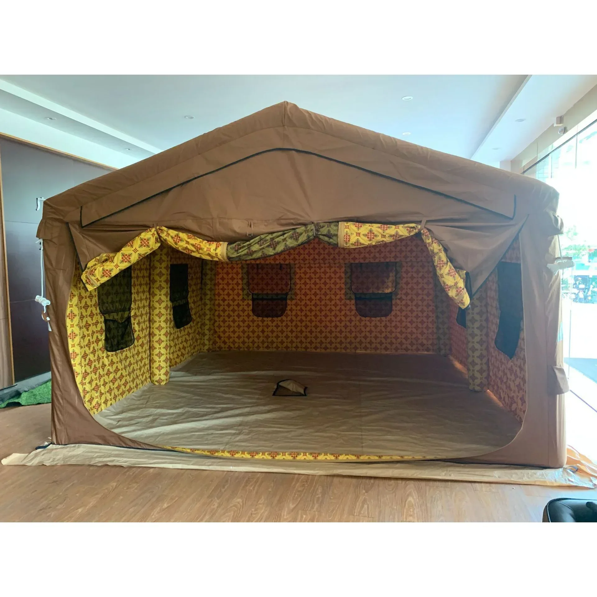 

Ближний Восток, арабская палатка для пустыни, 3x3 м, надувная палатка для кемпинга, полевая палатка для кемпинга, водонепроницаемая ткань Оксфорд, холст