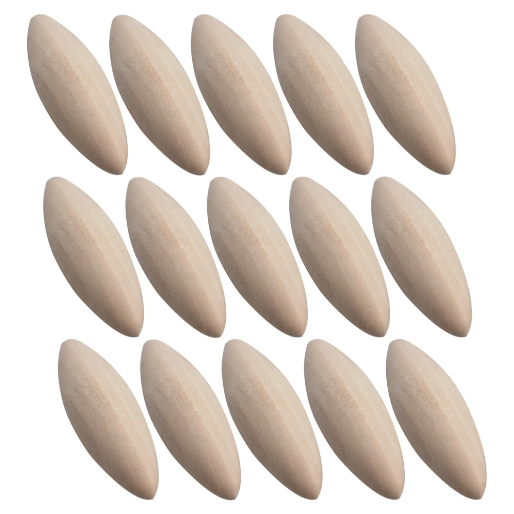 

25 Pcs Wooden Bead Accessories Oval Shaped Craft Beads for DIY Jewelry Making Bracelets Anklets Earrings Home Decorations Charm