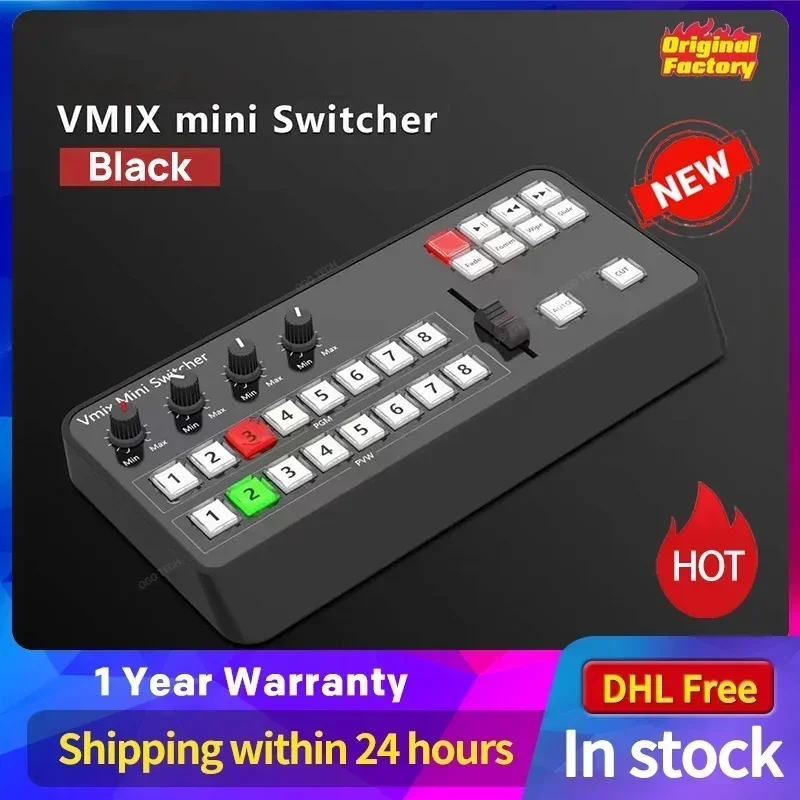

Top! Video Vmix Mini Switcher Control Panel MIDI2.0 Video Recording Switchboard for OBS Ins TV Broadcasts