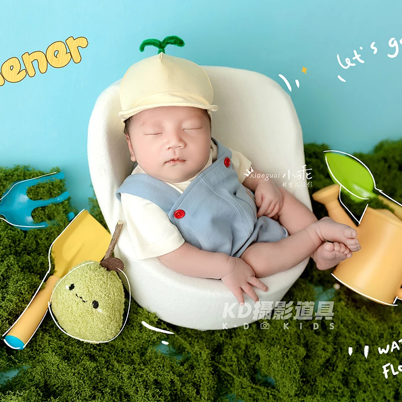 

Baby Full Moon Photo Childrens Photography Clothing Garden Baby Theme одежда для новорождëных bebê 아기 코스프레