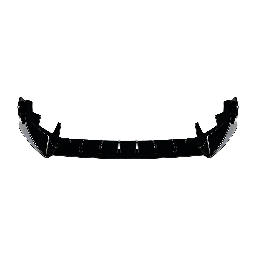 Glossy Black 3Pcs Front Bumper Lip Spoiler For Mini Countryman JCW U25 2024+ Car Modification Exterior Decoration Tuning
