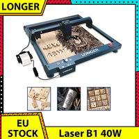 LONGER Laser B1 40W Laser Engraver Cutter, 8-core Laser Head, 44-48W Power Output, 450x440mm Engraving Area
