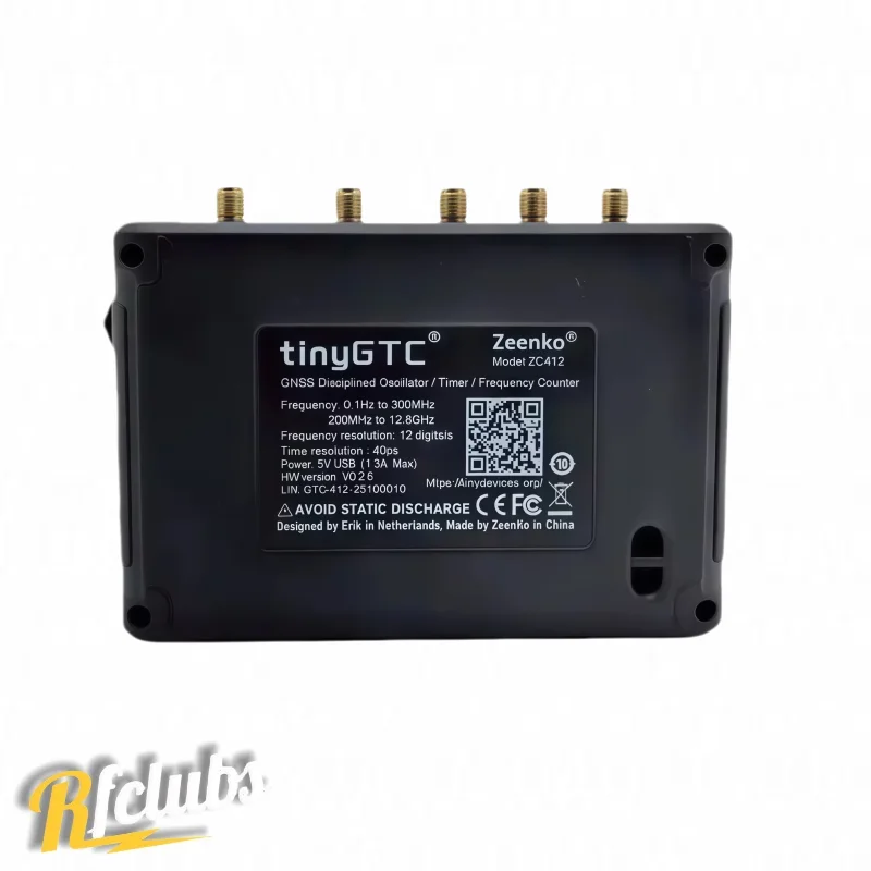 tinyGTC ZC412 12-Bit Data Acquisition Module 0.1Hz-12.8GHz with Integrated Clock for Test Systems