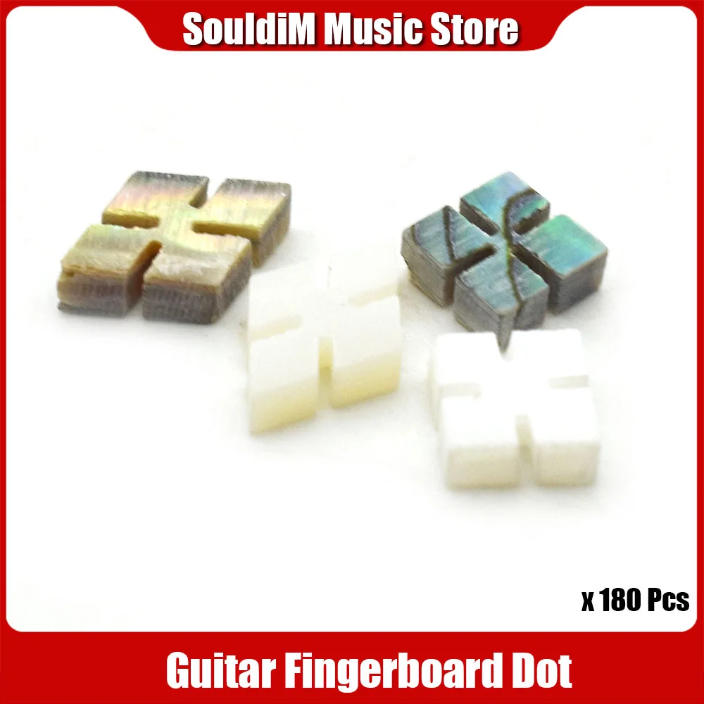 180pcs 5x9mm/5x5MM DIY Diamond Abalone Mother of Pearl Shell Fingerboard Inlay Dots Guitars Ukuleles Mandolin Accessories