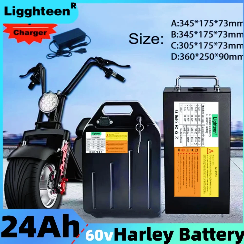 

Водонепроницаемый литиевый аккумулятор Harley E-Car для Harley Citycoco X7 X8 X9, литиевая батарея с двигателем троллингового лодки 300-2000 Вт