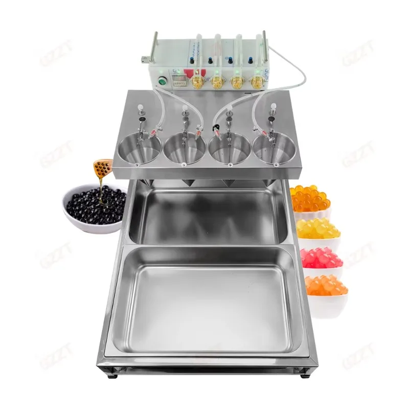 

Commercial Fruit Juice Popping Boba Maker Automatic Filling Jelly Ball Bubble Making Machine Popping Boba Molding Machine