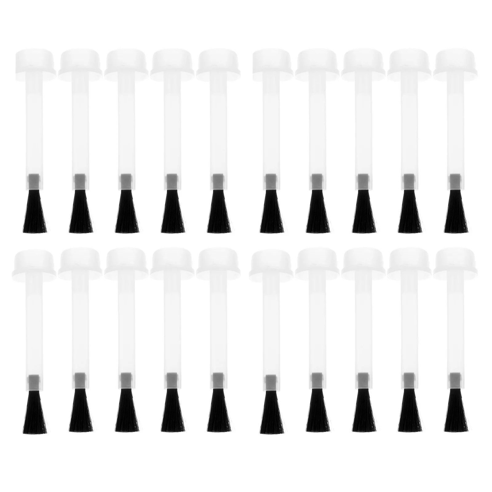 80 個ネイルアートブラシ交換用ジェルポリッシュネイルディップパウダーアプリケーター細い毛マニキュアツール再利用可能なミニ液体