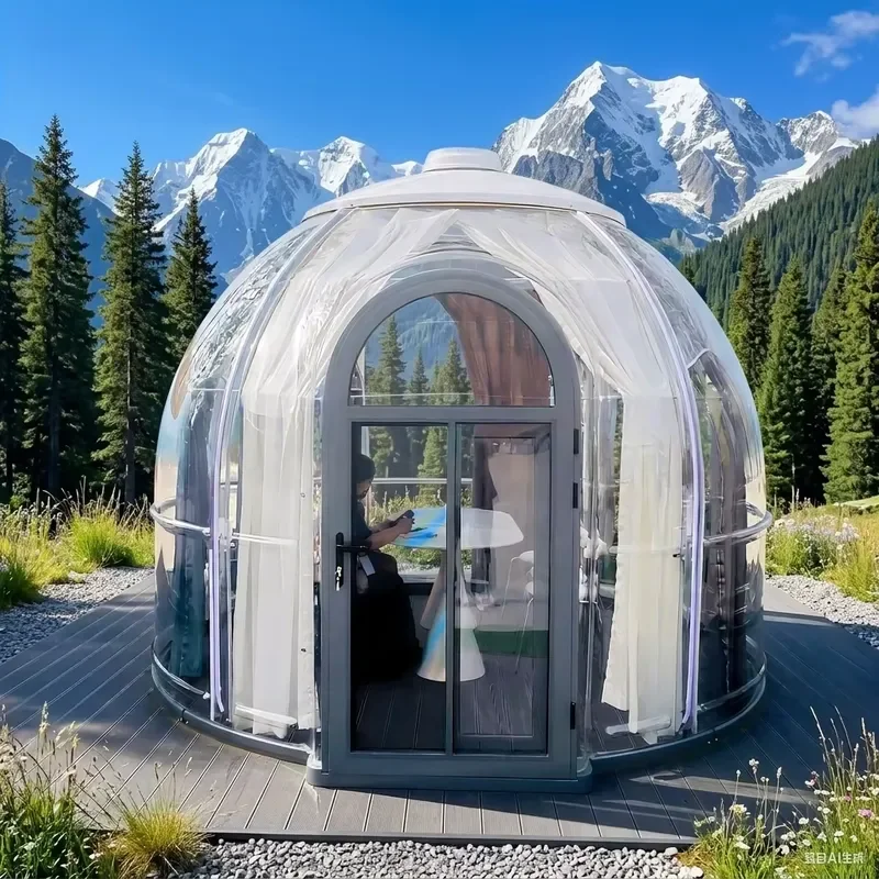 CE Certification 3.5m 4.0m 5.1m 6.2m Geodesic Dome - Different Size for Different Business