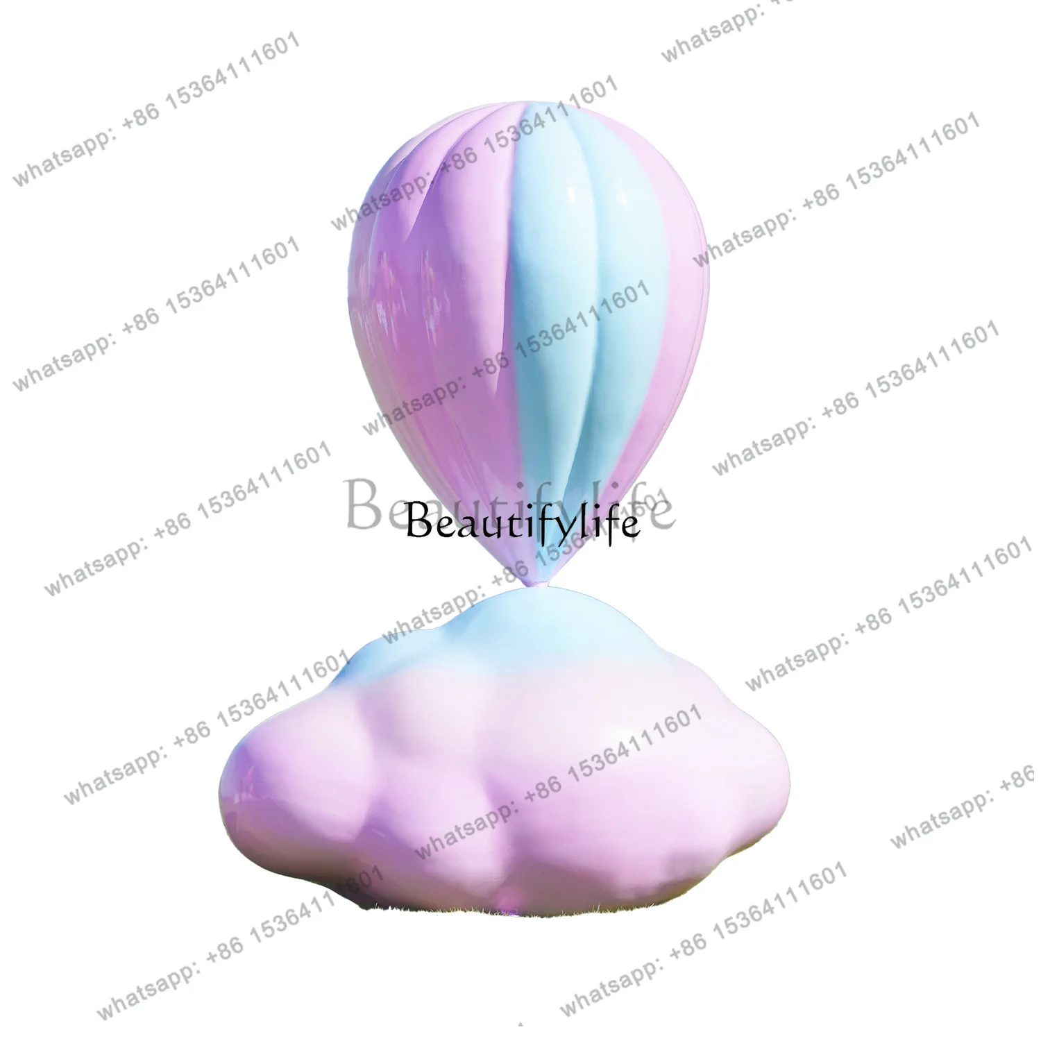 Factory Direct Outdoor Clock In Love Sculpture Fiberglass Seat Shopping Mall Scenic Seaside Homestay Park Decoration Ornament