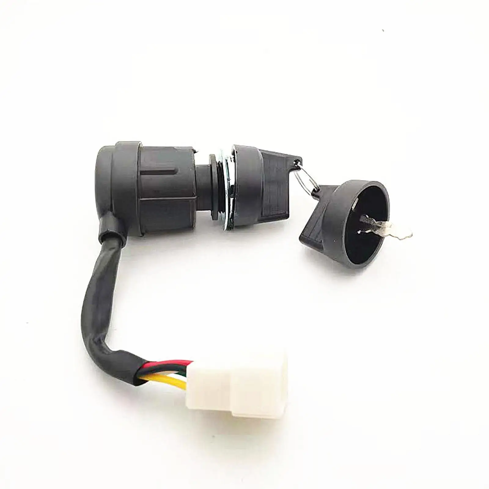 Ignition Key Switch Power Supply 5 Pin Starter Durable ABS Material for 186F Gas Generator