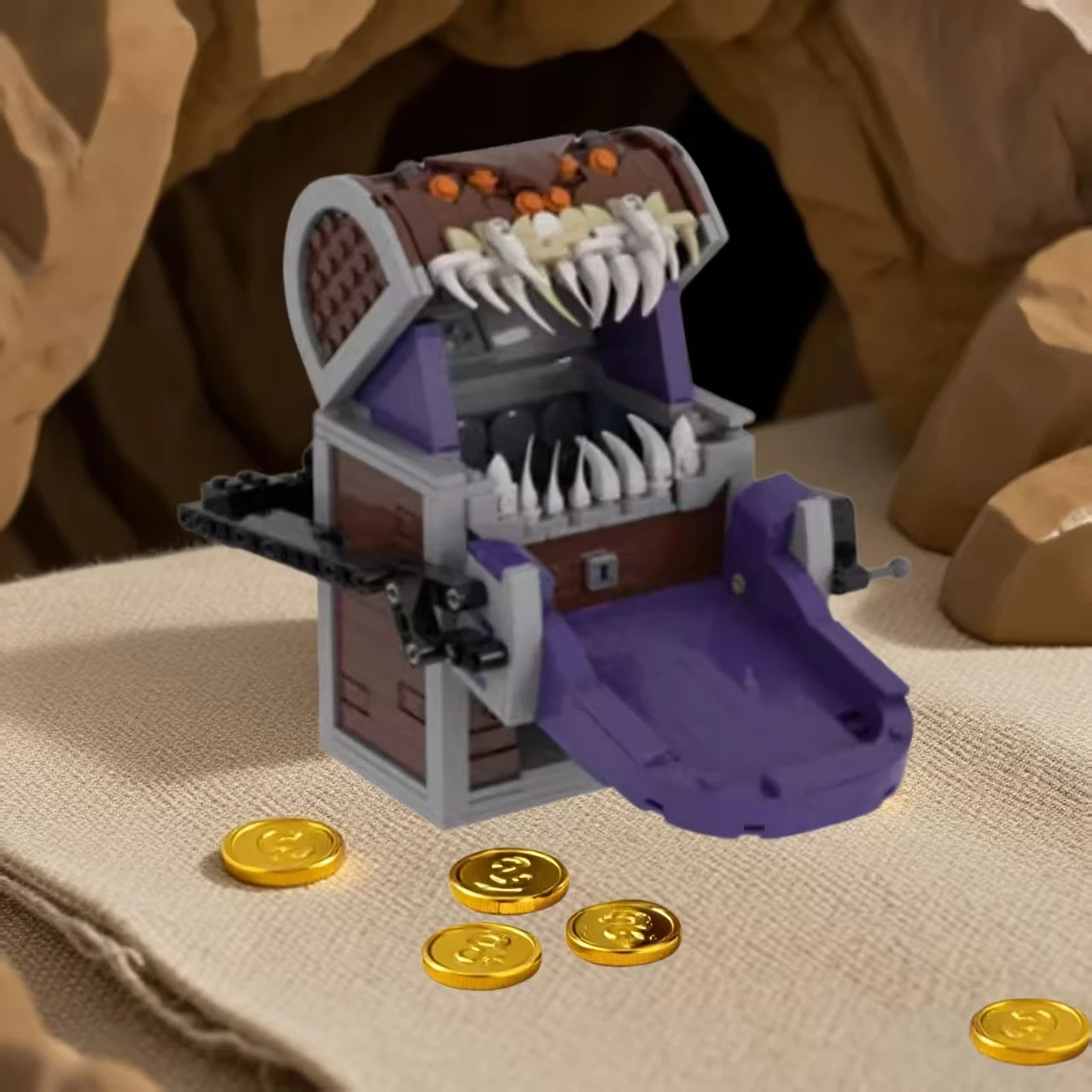 

Строительные блоки Dice Tower, игрушечный игровой реквизит, набор кирпичей Monster, украшения для дома, рождественские подарки для фанатов и взрослых (590 шт.)