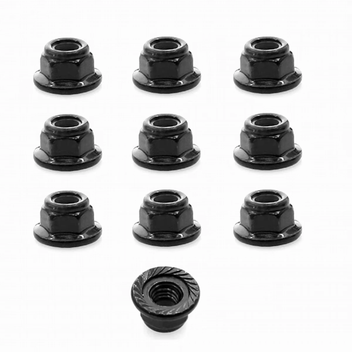 10pcs M4 Wheel Lock Nuts 4mm For TRAXXAS 2.0 #8347 TRX4 TRX6 Axial SCX10 90046 1/10 RC Car