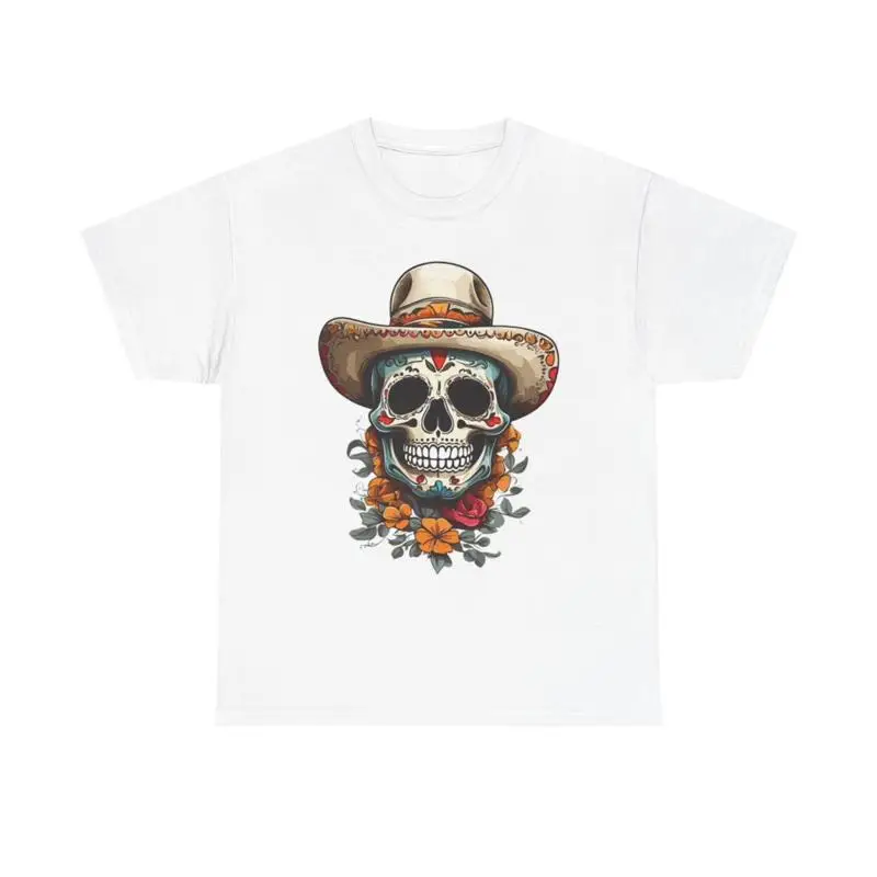 Day Of The Dead T Shirt Vintage Art Cotton Dia De 7