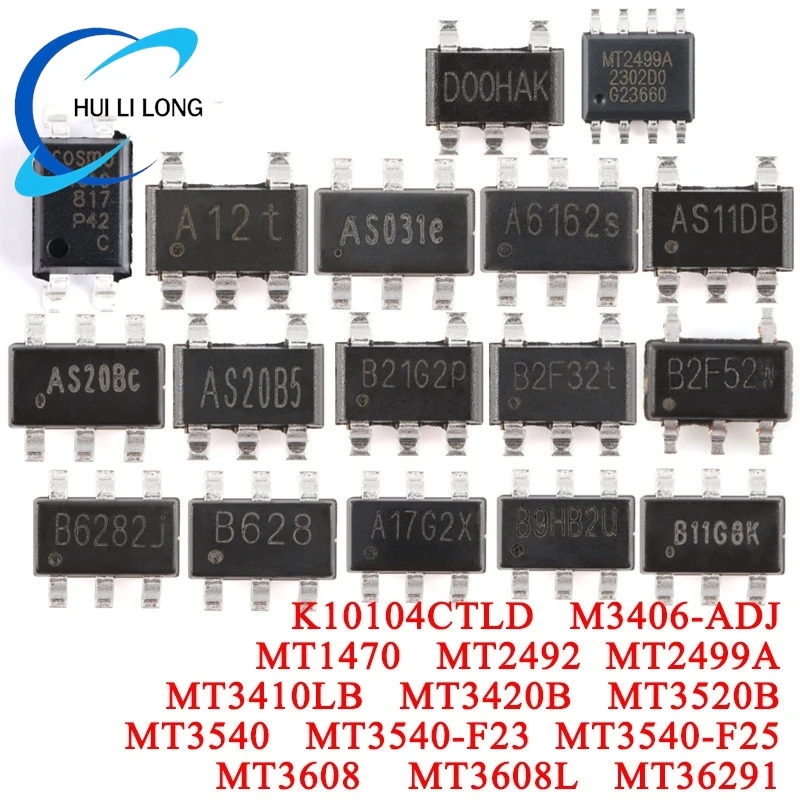 5-50Pcs M3406 MT1470 MT2492 MT2499A MT3410LB MT3420B MT3540 MT3608 MT3608L MT36291 MT9201 MT9284-28J MT9700 K10104CTLD IC Chip