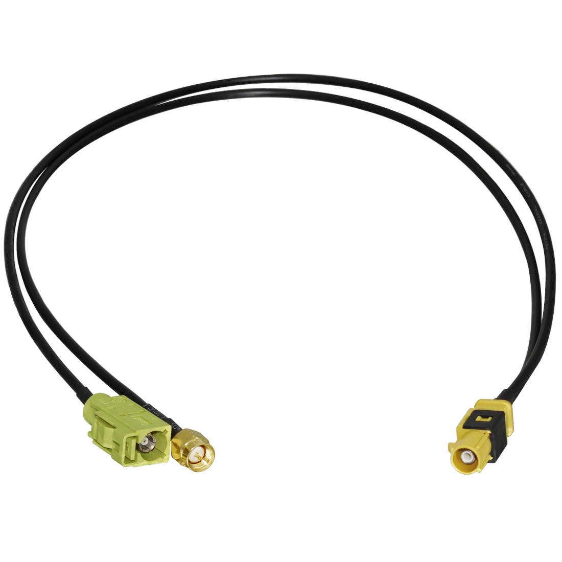 1pc Fakra E/I Male to  SMA Male Plug and Fakra E/I Female  RG174 Pigtail Cable 15cm/30cm/50cm Long For Car GPS