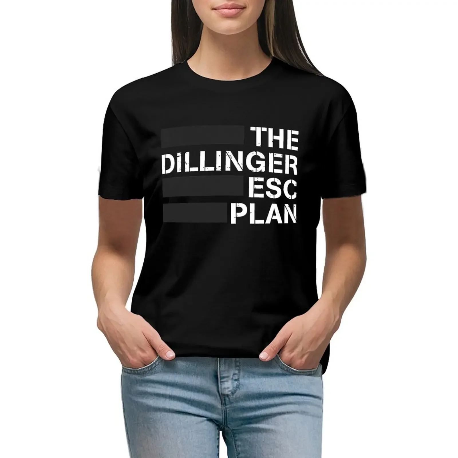 

Dillinger Escape Plan T-Shirt vintage clothes customizeds vintage Summer Women's clothing