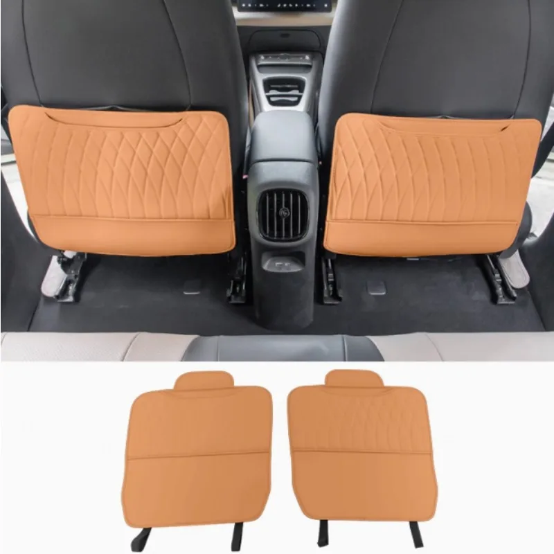 

Car Seat Back Anti-kick Pad Rear Child Rear Seat Storage Bags Back Protection Mat Interior Accessories For BYD Dolphin ATTO 1
