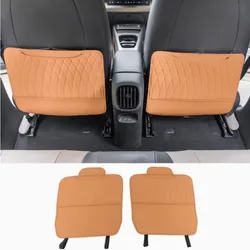 Car Seat Back Anti-kick Pad Rear Child Rear Seat Storage Bags Back Protection Mat Interior Accessories For BYD Dolphin ATTO 1