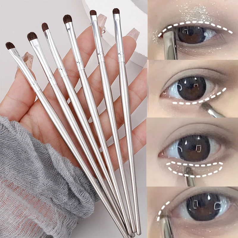 Professional Eye Makeup Brushes Eyeshadow Brush Set 2 Pcs Soft Synthetic Eyeshadow Blending Brush Kit  for Blending Eyeshadow