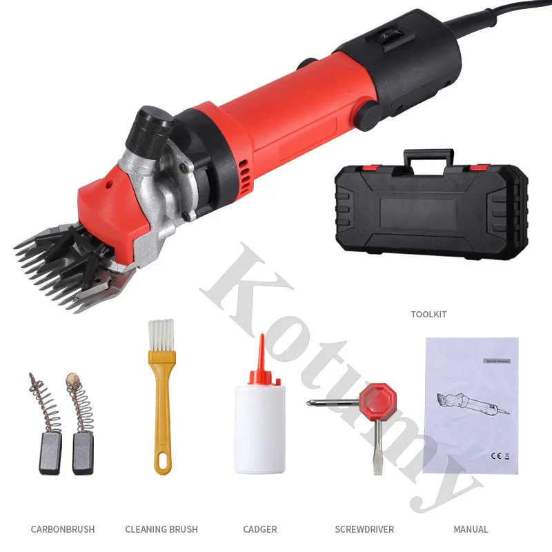 Imagem -06 - Electric Sheep Shears Clipper de Cabelo para Cabra e Alpacas Wool Scissor Farm Shearing Machine 13 Dentes 220v 110v Velocidades