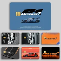 Fashion Car M-McLaren A-Automotive  Poster Credit Skin Cover Card Stickers 4PCS Film Bus Pass Front Decoration Bank  Waterproof