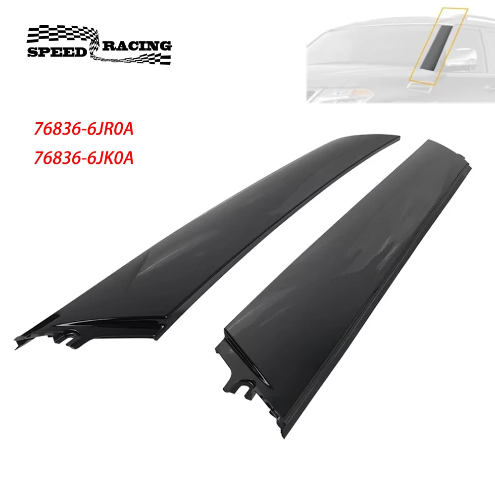 76836-6JR0A Молдинг накладки на лобовое стекло для Nissan Armada 2011-2013 Infiniti QX 56 глянцевый черный 76836-6JK0A 2017-2023 гг.