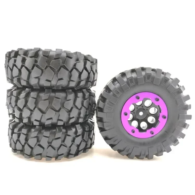 

1.9 Inch Rubber Tires Wheel Rim 96mm for 1/10 RC Rock Crawler Axial SCX10 TAMIYA CC01 D90 TF2 Trxs TRX4