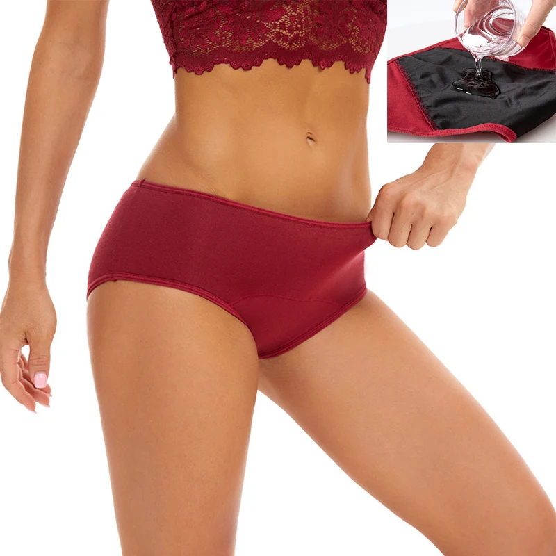 

1pcs Woman Menstrual Panties Breathable Large Size Female Cotton Brief Low Waist Physiological Period Underwear Postpartum Panty