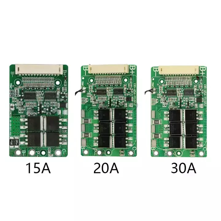 BMS 48V 13S Lithium Battery Balancer Board 13S 48V BMS 15A 20A 30A 18650 Battery Pack Charging PCB For Power Bank Solar Energy