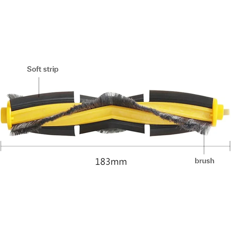 ABUD-Pezzi di ricambio per Ecovacs Deboot OZMO N7 920 T5 T9 Yeedi 2 Parti per aspirapolvere ibrido Spazzola laterale principale Filtro Hepa Mop Panno