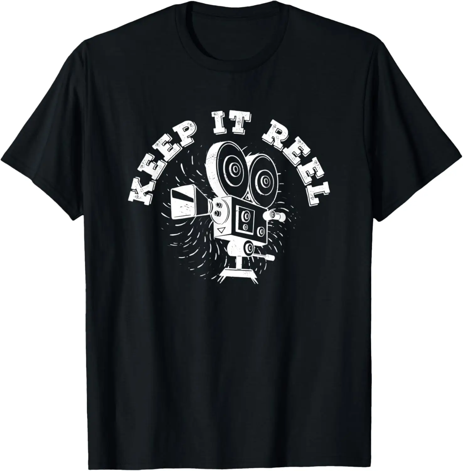 

Keep It Reel Funny Film Director Filmmaking T-Shirt