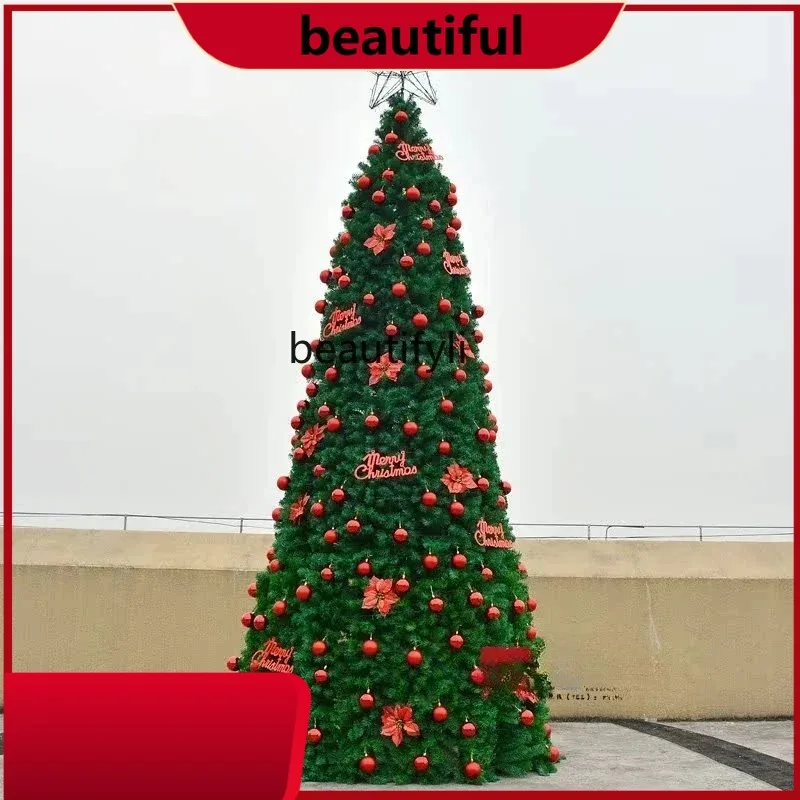 

Large Christmas tree 4 meters 5 meters 6 meters 7 meters, outdoor large frame Christmas tree HH