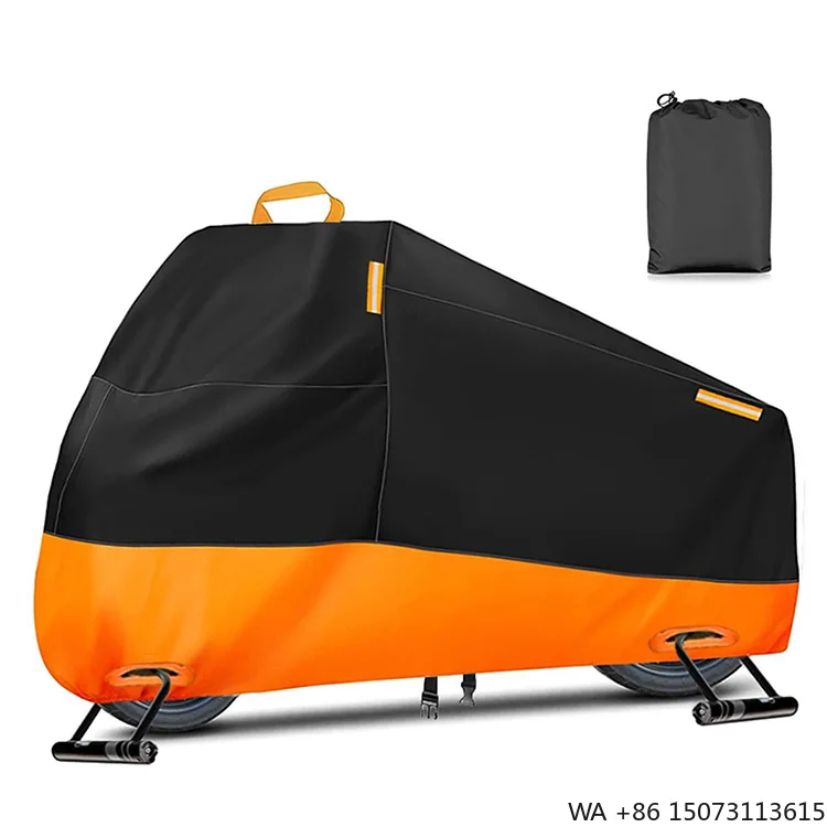 OEM Customized 190T Oxford Motorcycle Cover New Design Waterproof UV Protected with Dustproof Bag