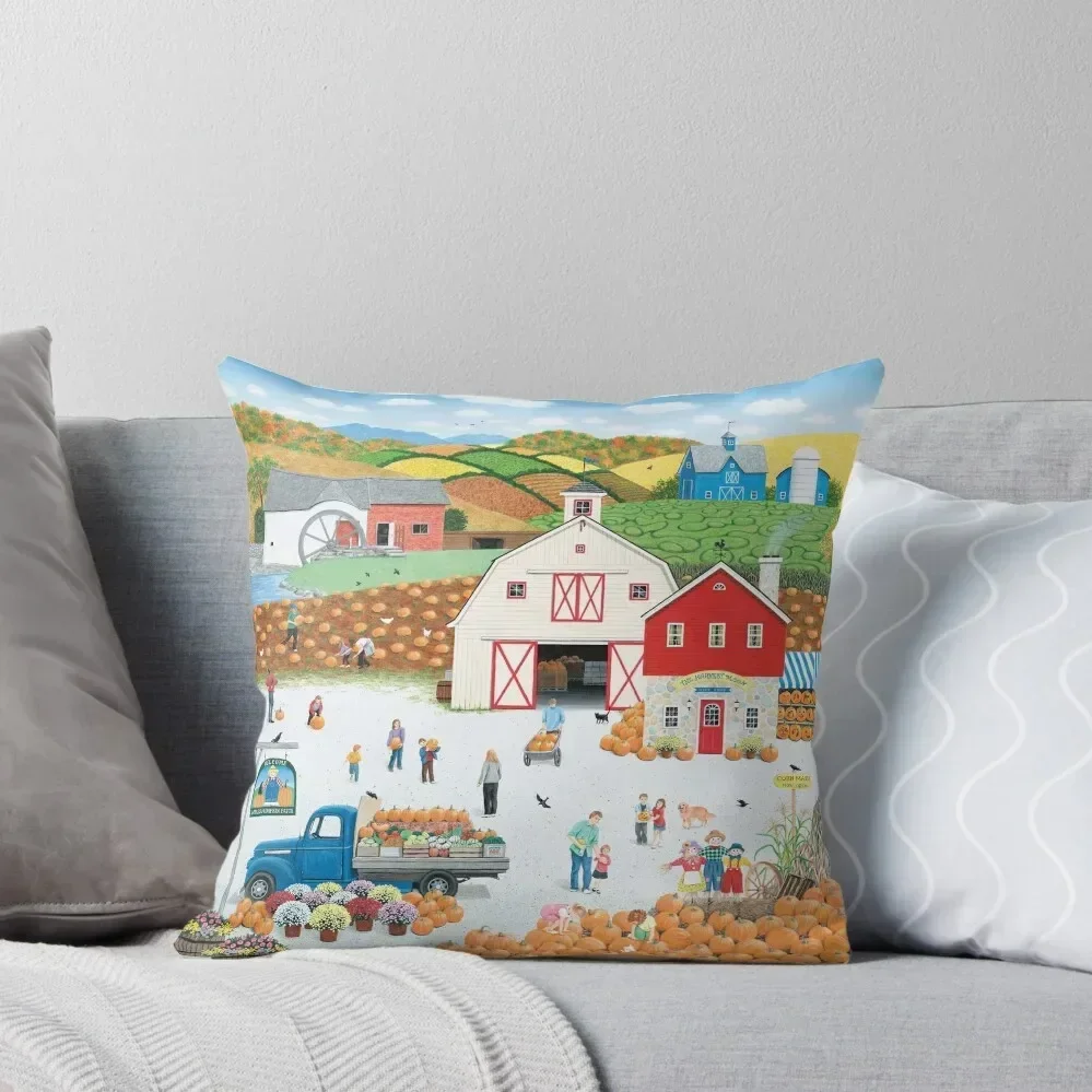 

The Harvest Moon Throw Pillow Decorative Cushion Christmas Covers Cushions For Sofa Luxury Cushion Cover pillow