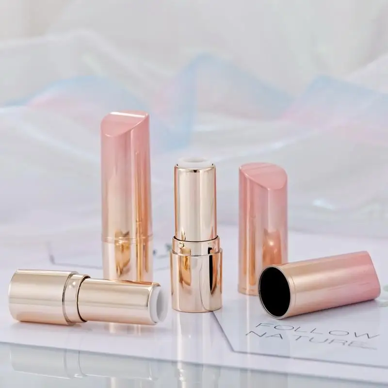 حاويات مستحضرات التجميل لملمع الشفاه وأحمر الشفاه 12.1 ملم زجاجات أحمر الشفاه الفارغة المستديرة أنابيب بلسم الشفاه #4