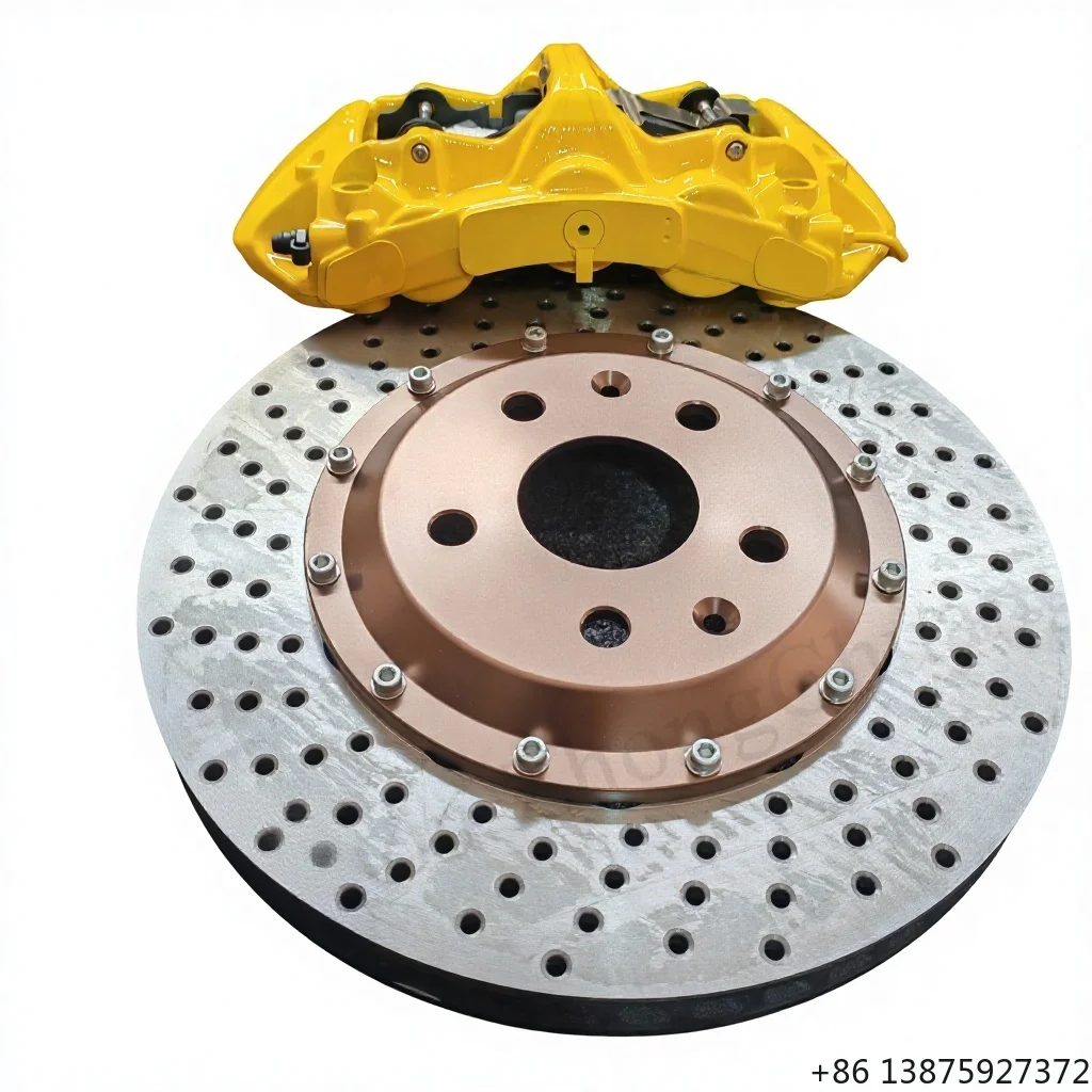 Modified Upgraded New Big Brake 6-Piston Caliper Set Two-Piece 380mm Rotor for A5 A7 E71 M4 F82 F11 F01 GT6 Brand 1-Year