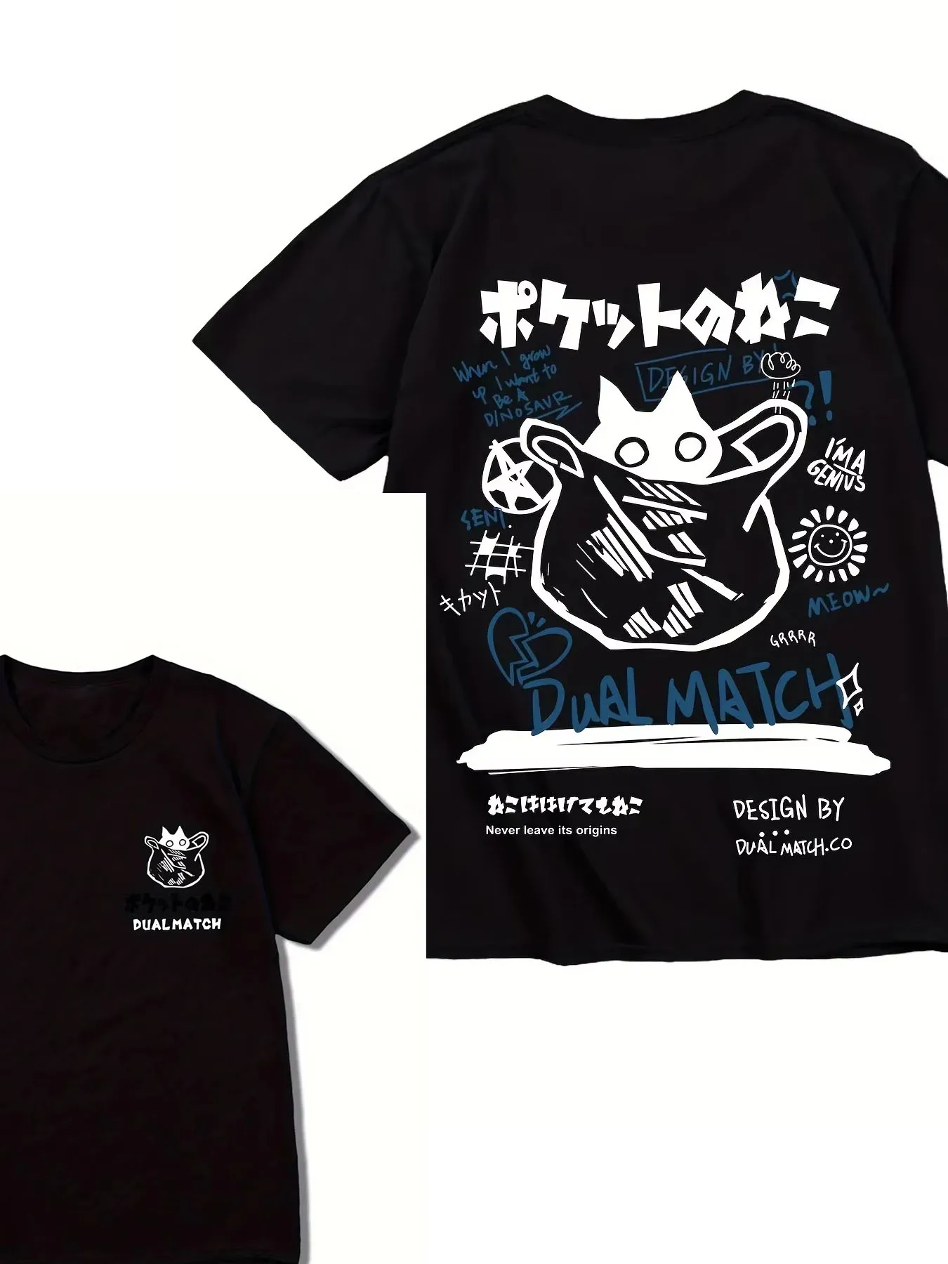 

Motorcycle 2025 summer new high-quality pure cotton printed short-sleeved T-shirt men's and women's same top