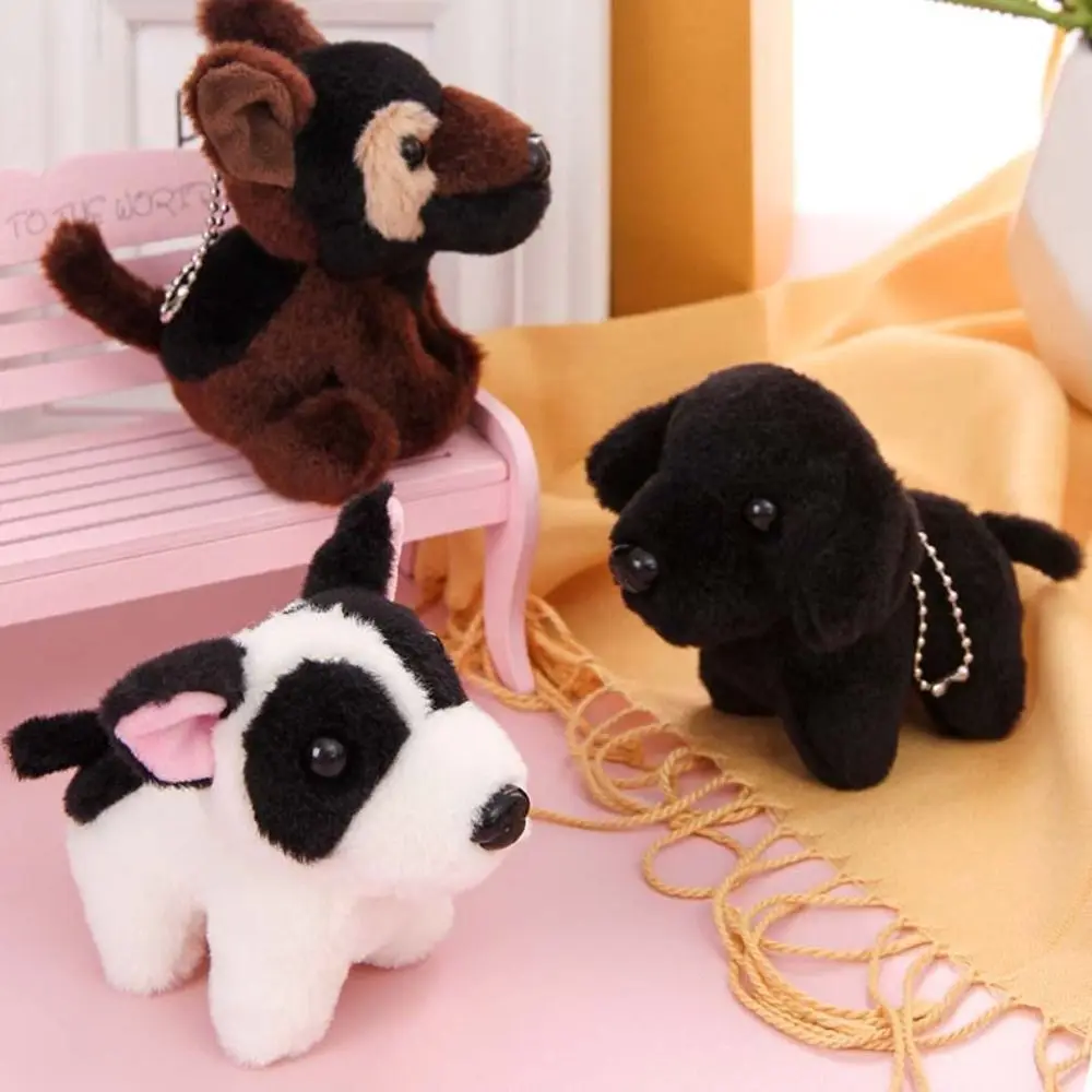 Jewelry Gift Stuffed Animal Puppy Keychain Bag Charm Cartoon Dog Pendant Decoration Fluffy Dog Girl Women