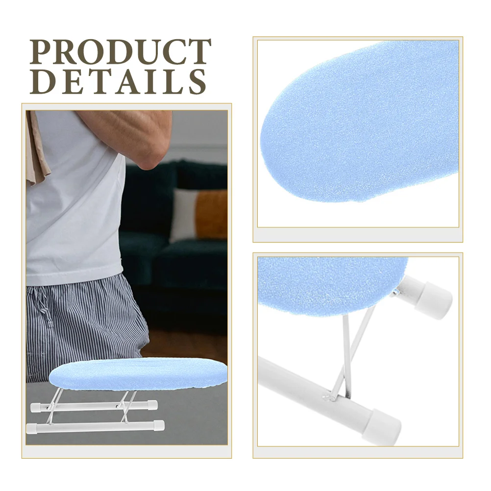 

Sturdy Foldable Board Thickened Steel Pipe Household Tabletop Rack Compact Stool for Home Hotel Dormitory Use for Clothes