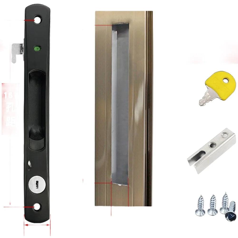Zinc Alloy Screen Window Hook Lock with Single and Double Latch Options for Standard 18mm and 21mm Groove Widths