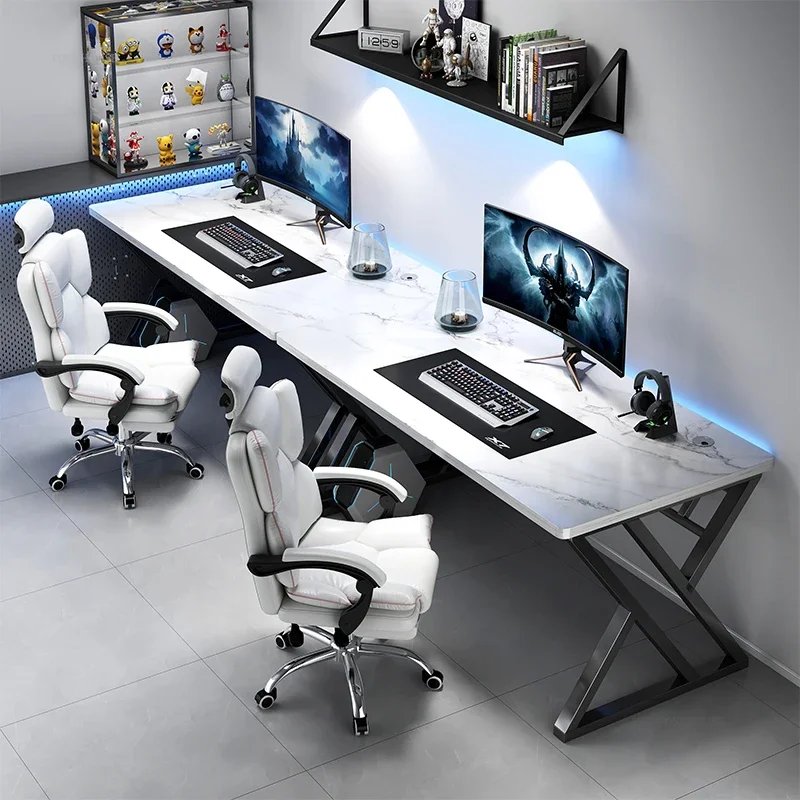 Double Computer Desks Home Side-by-side Long Table Desktop E-sports Game Tables Bedroom Simple Office Desk Student Study Table