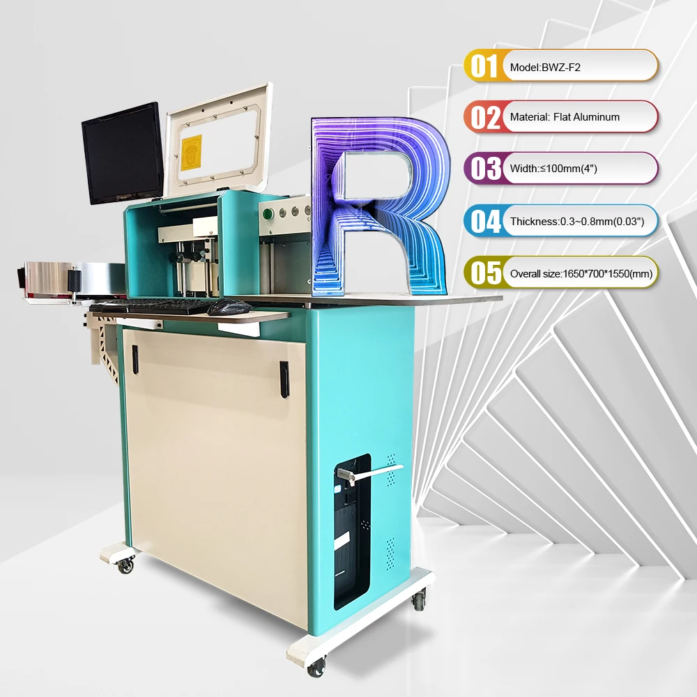 3d Letter Sign Machine for Advertising Letters Frame Belt Machine Channel Letter Bending Machine Manufacturer