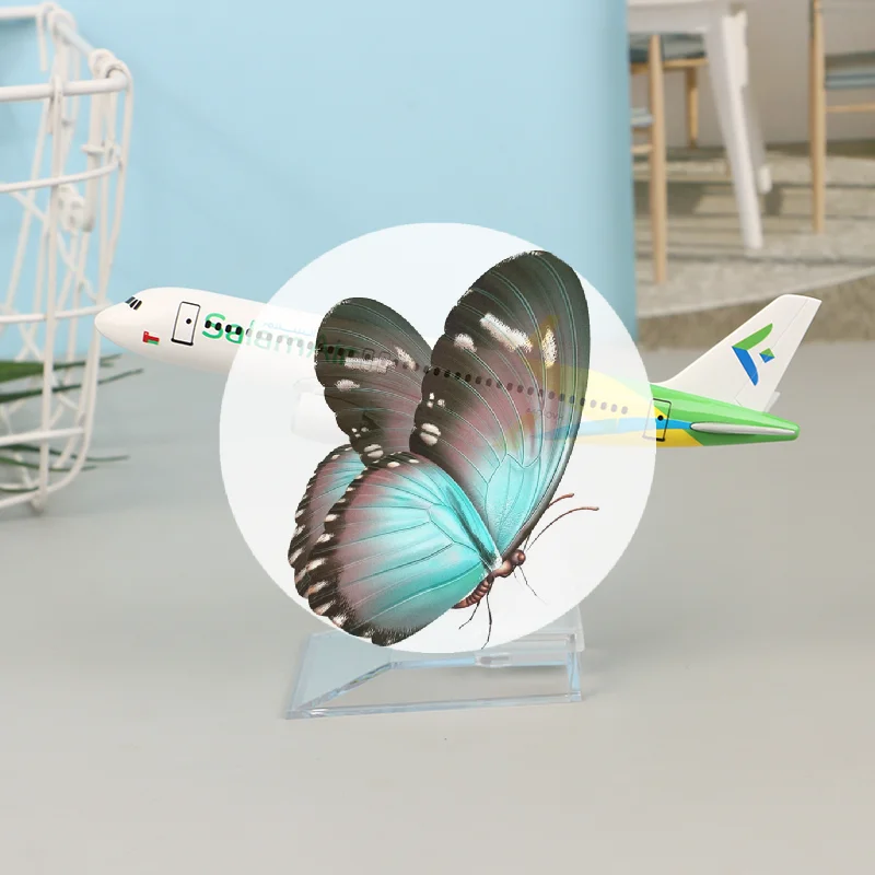 

16cm SalamA320 Alloy Airplane Plane Model Toy Diecast Airplane Model For Gift Collection Kids Desk Accessorie