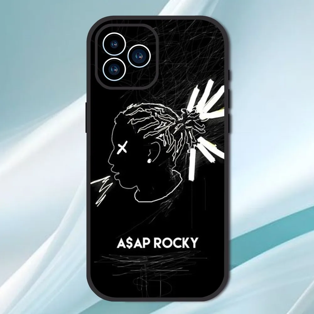 Rapper ASAP Rocky Phone Case For iPhone 13 12 11 14 15 Pro XS Max XR X 8 7 6S 6 Plus Soft Back case